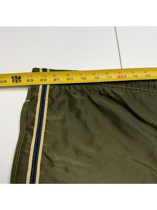 Vintage Quiksilver Swim Trunks Mens XL Green 90s Y2K Board Shorts Surf - Picture 11 of 13